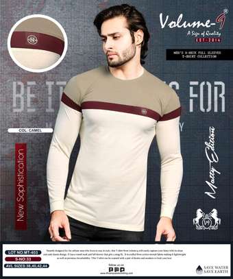 Quality Long Sleeved Mens Cotton T Shirts
 38 to 44
Ksh.1500 image 1
