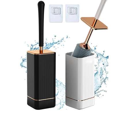 Luxury toilet brush &holder set image 2