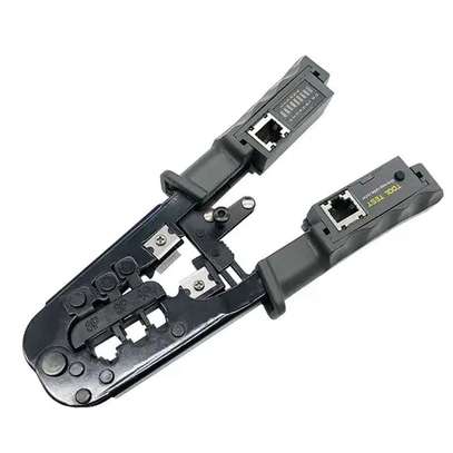 RJ45,RJ11,RJ12 CRIMPING TOOL WITH A CABLE TESTER image 2