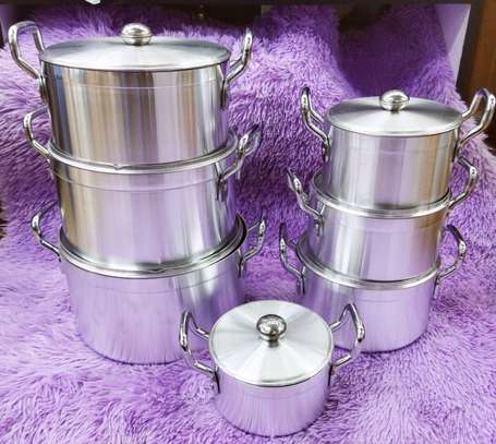 14pcs Aluminium Cooking Pot Set image 1