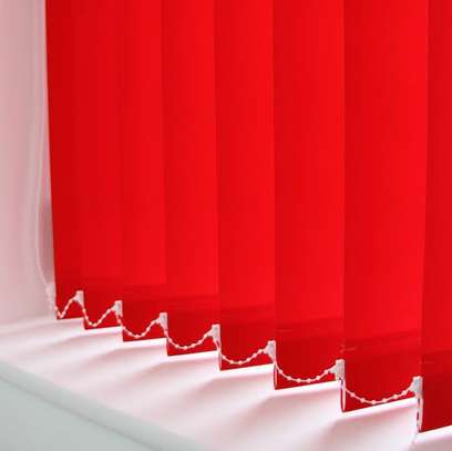 Red office blinds image 3