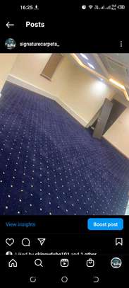 Blue Wall to Wall Carpet image 1