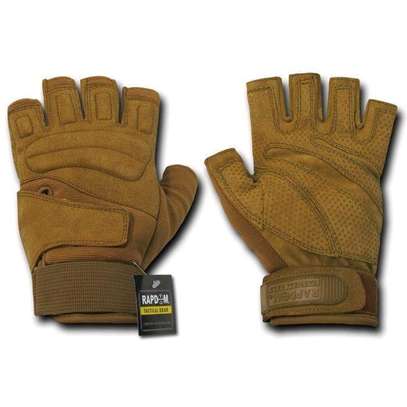 Brown hunting gloves image 1
