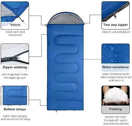 Sleeping bag for camping waterproof image 1
