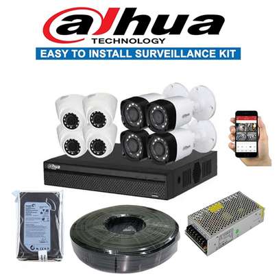 Eight 8 Dahua Complete CCTV Cameras System Package image 1