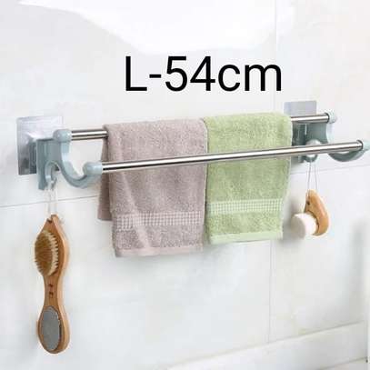 54cm self adhesive Double Pole Towel Holder image 3