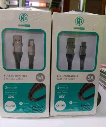 Super Fast Charging Cables(VOOC) 5A High Speed image 1