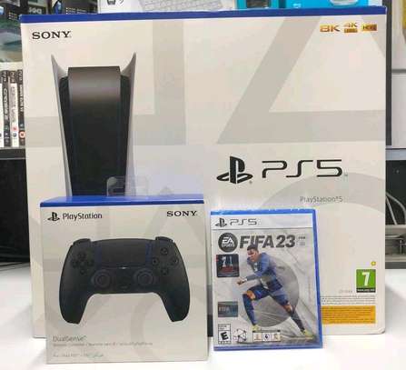 Playstation 5 plus fifa 23 and pad image 1