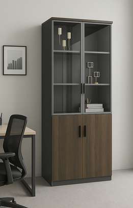 Office Cabinet :  2-Door Wooden Office Storage Cabinet image 6