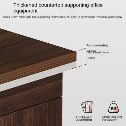 1.4M Modern Luxury Rectangular Home Office Desk image 2