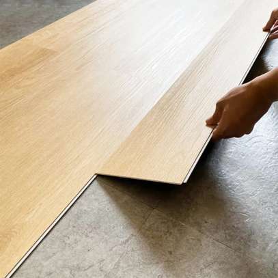 Vinyl Flooring Light Oak Click-Lock Matte Finish image 3