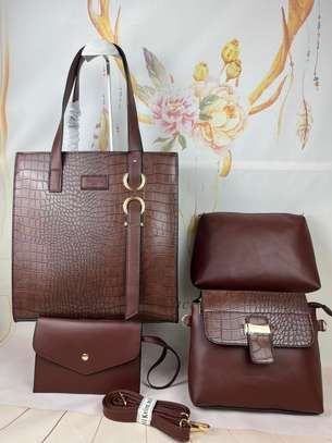 Elegant and classic 4 in one ladies handbag image 4