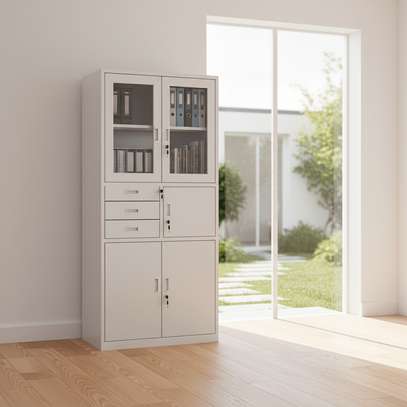 2-Door Metallic File Cabinet image 6