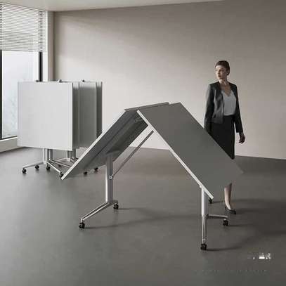 Office Table; 2.4meters Foldable Boardroom Table image 2
