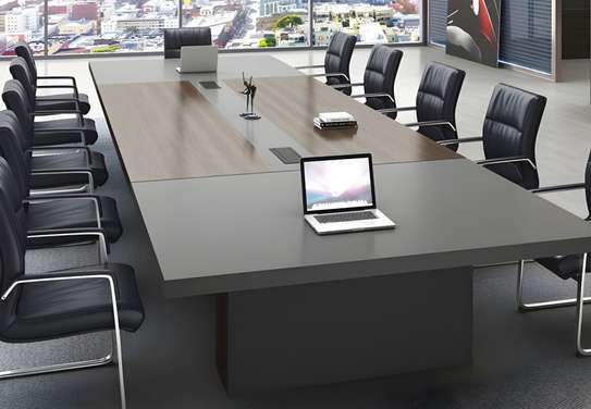 Office Table: 3000cm Rectangular 12-Seater Boardroom Table image 5