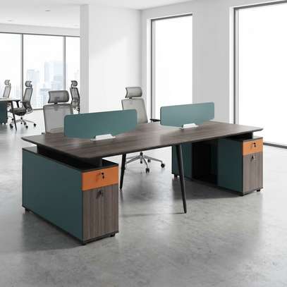 Workstations : 4-Way Open View Office Workstation image 7