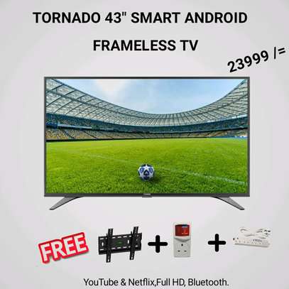 Tornado 43 inches smart android frameless TV image 1