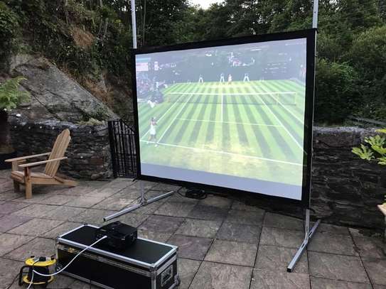 Rear projection screen for Hire image 1