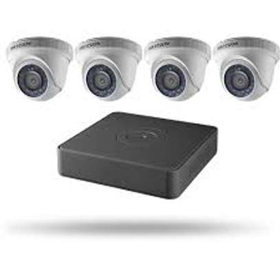 4 Channel CCTV Camera Kit With 4 Cameras- CCTV Cameras image 2