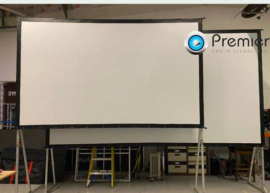HIRE 150X200 REAR PROJECTION SCREEN image 1