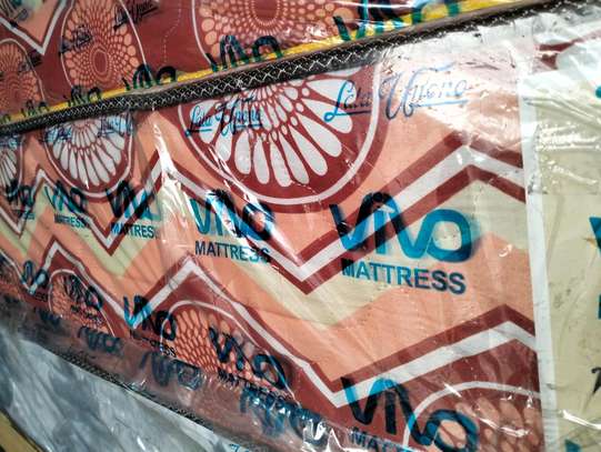 Vivo fiber Mattress 75 by 48 by 8 Heavy Duty Quilted image 1
