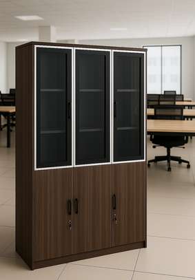 Office Cabinet: Three Door File Cabinet image 1