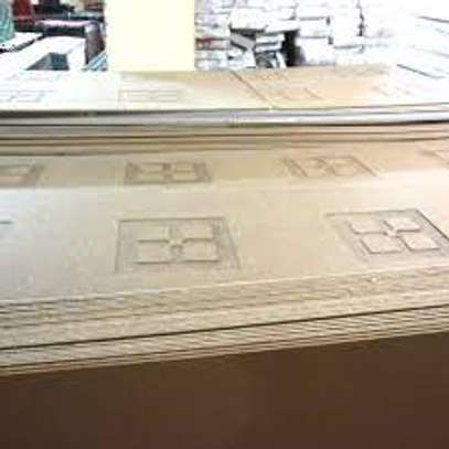 Ceiling boards (chips)  embossed/plain image 2