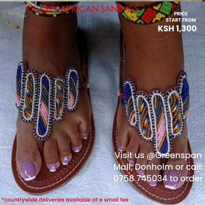 Womens leather sandals image 6