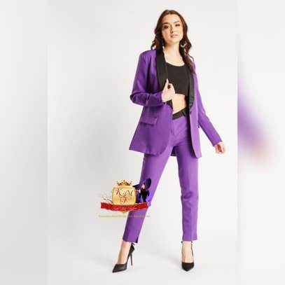 Ladies Purple Trouser Suits image 1