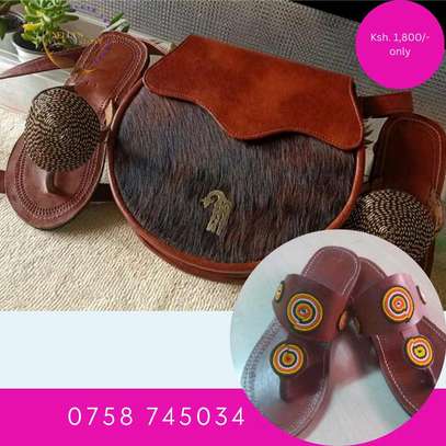 Handbags and a matching sandal image 3