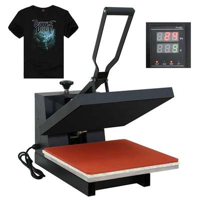 T-shirt Digital 15"X15" Clamshell Heat Press Machine image 2