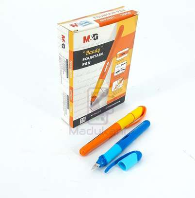 12PCS Handy Fountain Pens w/ Rubber Grip for School, Office image 1