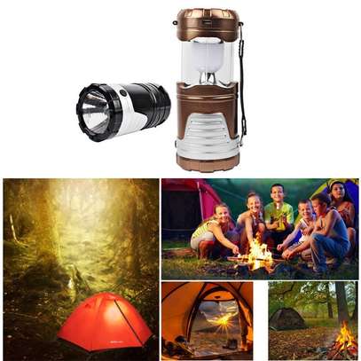 Solar-Electric Night Light Lamp Rechargeable Indoor/Outdoor LED Lantern image 6