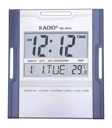 Kadio LCD Digital Clock -( KD-3810N) image 1