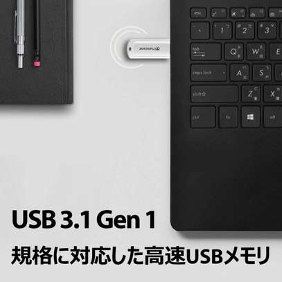 128GB, USB3.1, Pen Drive, Classic, White image 3