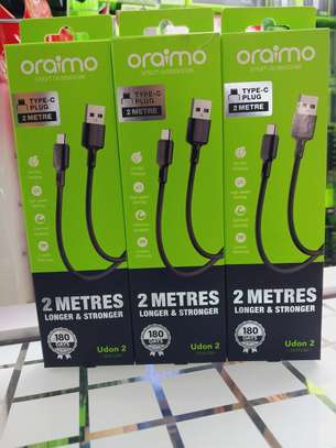 Oraimo 2A Fast Charger Type C 2m USB Type C Cable image 3