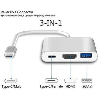 Type-c to hdmi docking station three-in-one converter image 3