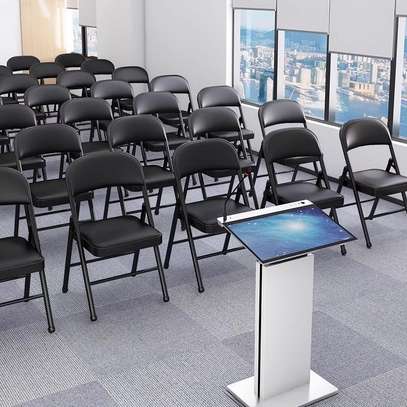 Office Chairs: Tanned Hide Conference Chairs image 7