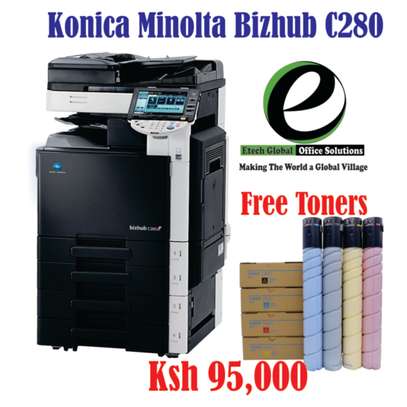 Konica Minolta Bizhub C220 C280, C360, C224, C284, C364, C554Photocopier plus 1 Set Free Toner image 3