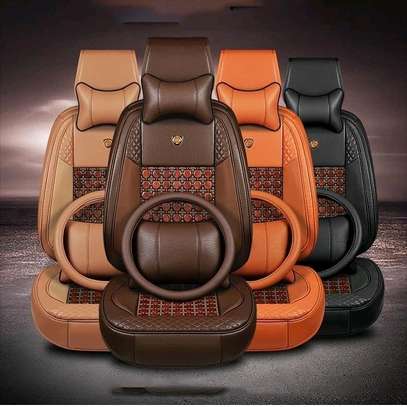 Genuine  leather universal  seat covers image 5