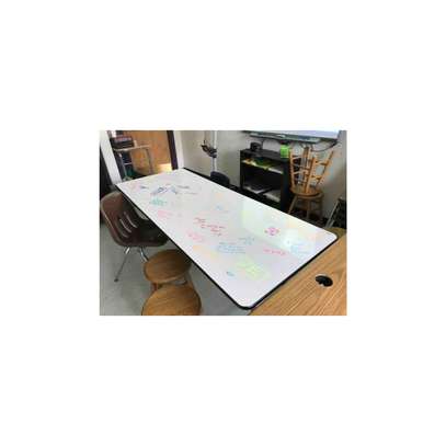 8*4ft wall mounted non magnetic whiteboards image 1