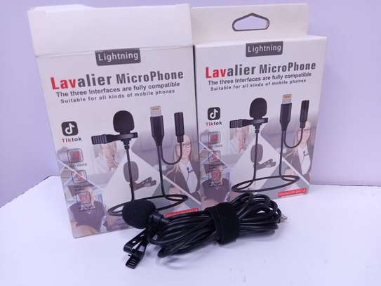 Mini Microphone For IPhone Portable Clip-on Lapel Microphon image 1