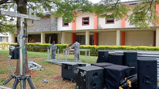 Stage and Truss for hire - PA system for hire image 3