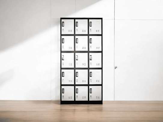 Office Cabinet;15-Compartment Steel Office Organizer Cabinet image 3