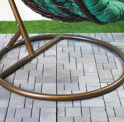 Outdoor Chair; Rattan Hammock Swing for Patios image 5