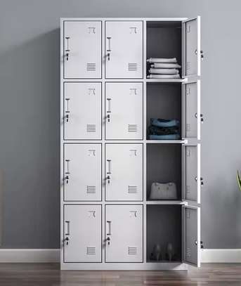 12-Locker Office Cabinet image 1