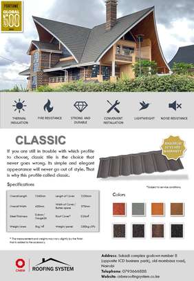 Stone Coated Roofing tiles- CNBM Classic Red profile image 9