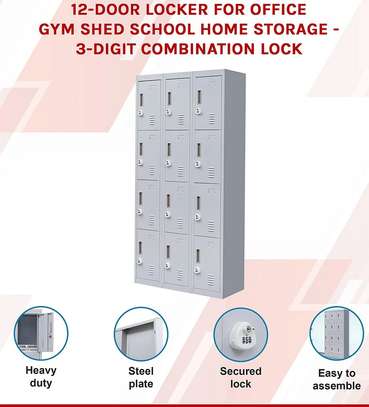 OFFICE CABINET: 12 Locker Angelica Storage Office Cabinet image 6