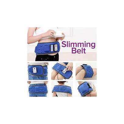 Super Slim Vibration Massage Weight Loss Belt - Blue Super Slim Vibration Massage Weight Loss Belt - Blue image 1