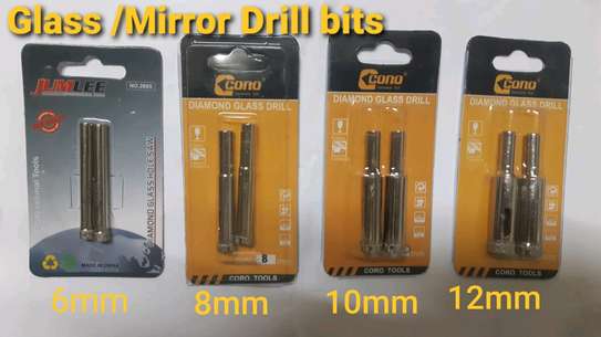 Glass Mirror  drill bits 6, 8, 10, 12MM image 1